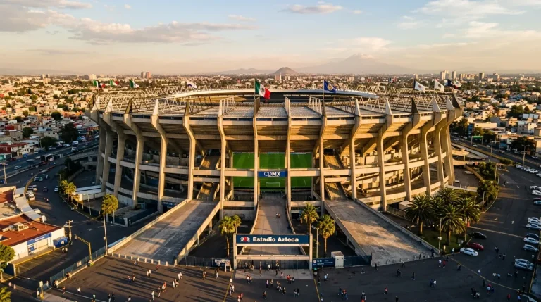 Estadio Azteca in Mexico City, venue for the 2026 World Cup opening match
