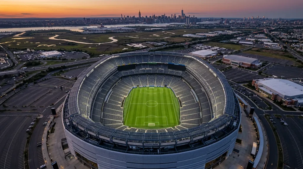 MetLife Stadium in East Rutherford, New Jersey, venue for the 2026 World Cup Final