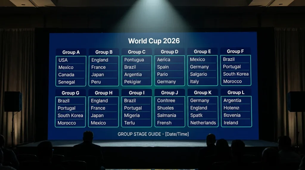 Overview of all twelve groups at the 2026 FIFA World Cup with betting analysis