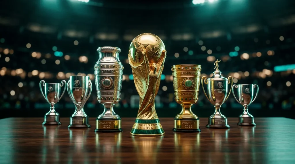 Power ratings comparison for the six title contenders at the 2026 FIFA World Cup